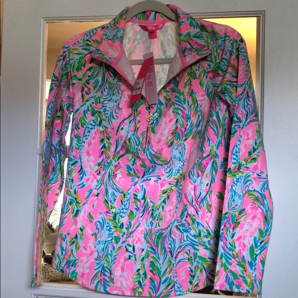 Lilly Pulitzer UPF50 Skipper Popover size S NWT